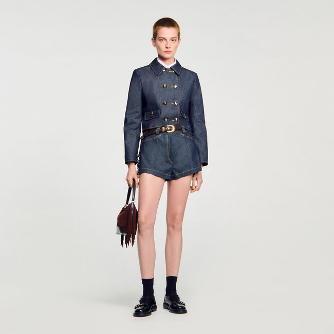 Short en denim 