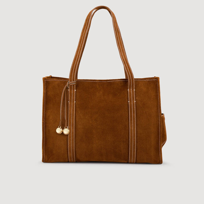 Sac cabas en suède