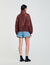 Blouson en cuir oversize