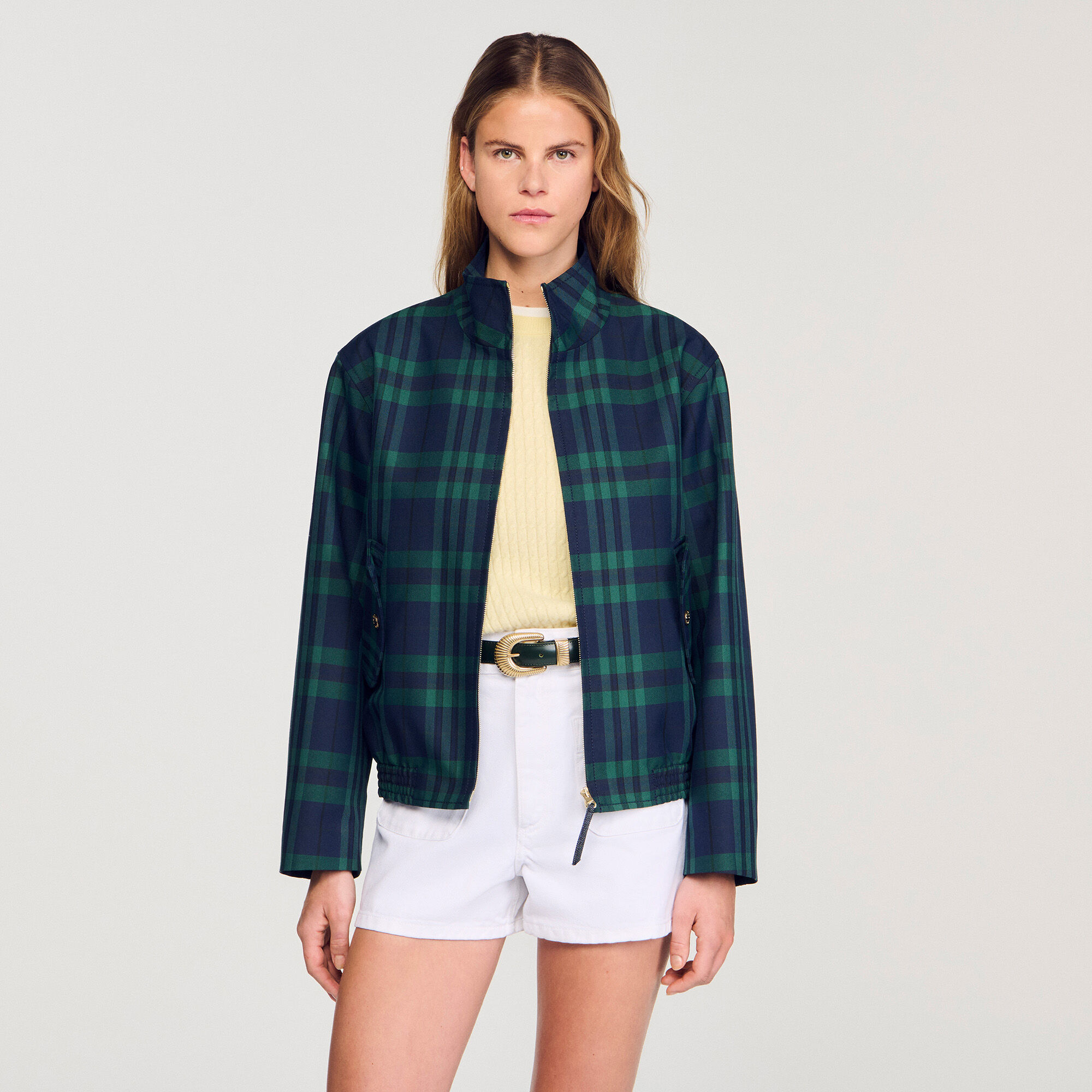 Blouson à carreaux