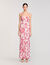 Robe longue à imprimé fleuri