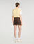 Jupe short à pli 
