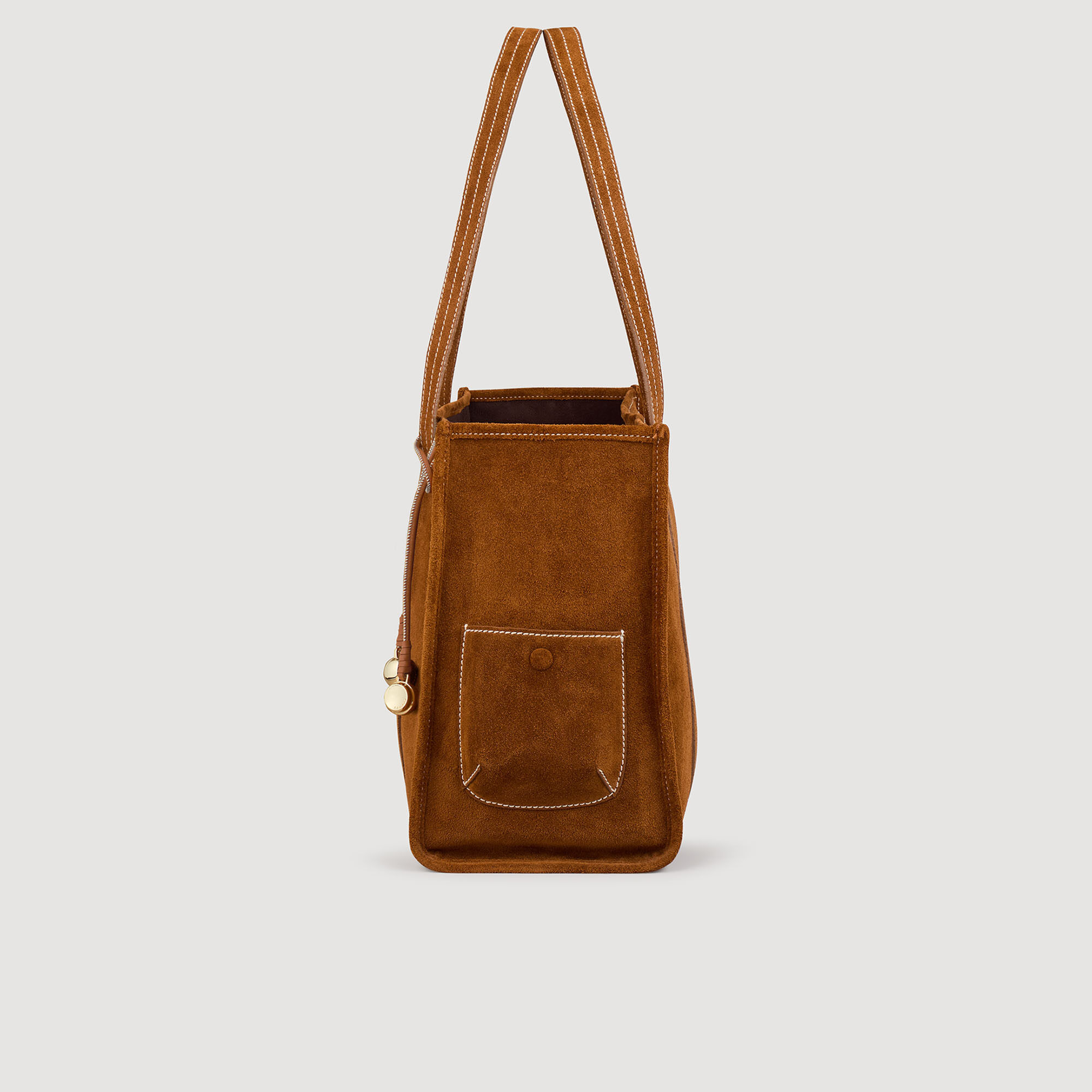 Sac cabas en suède