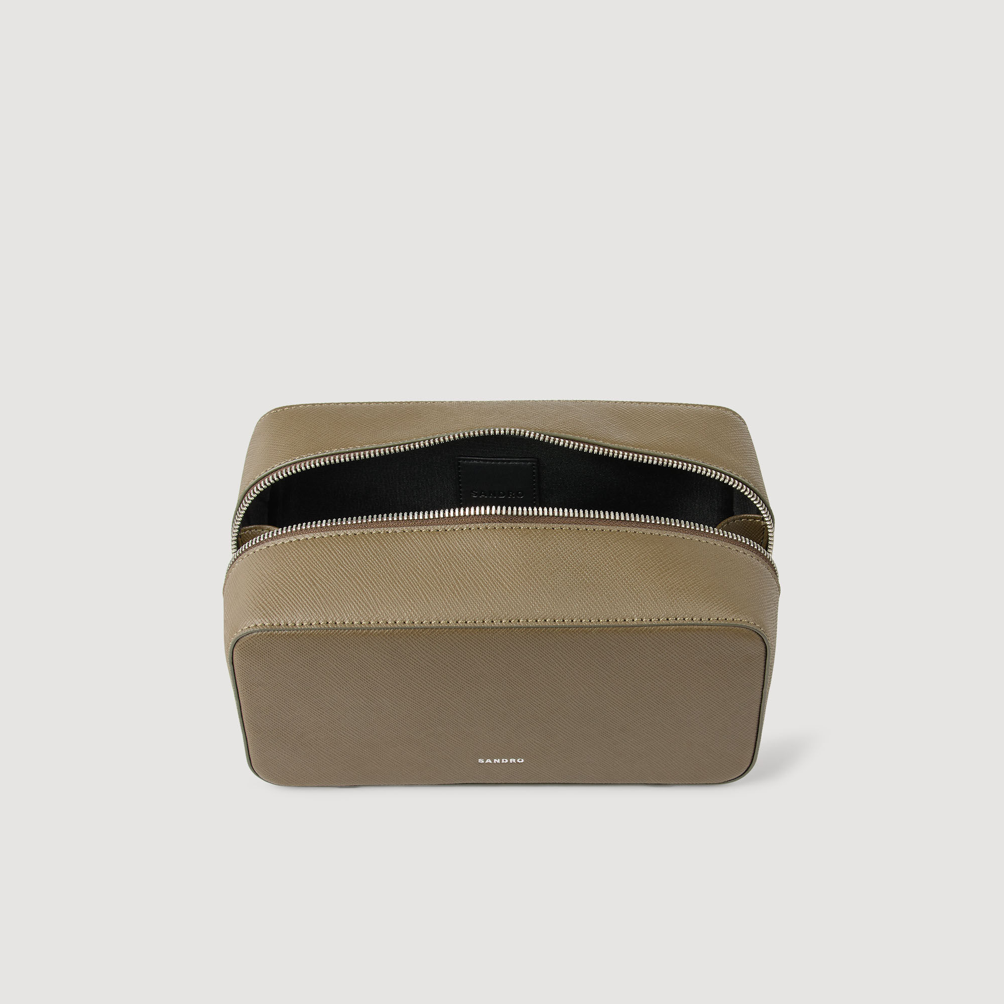 Trousse de toilette en cuir reconstitué