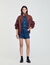 Blouson en cuir oversize