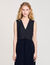 Robe longue plissée