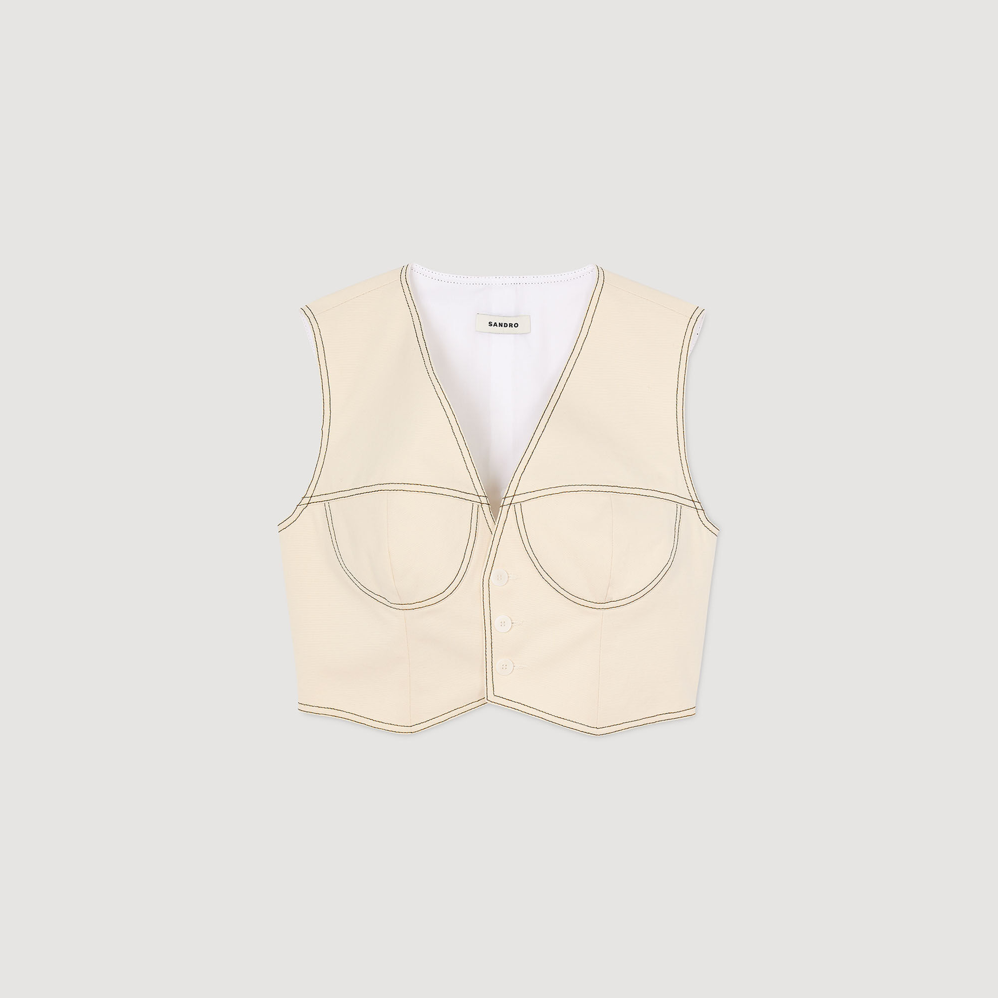 Veston court en jean