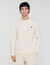 Sweat oversize à patch en cuir