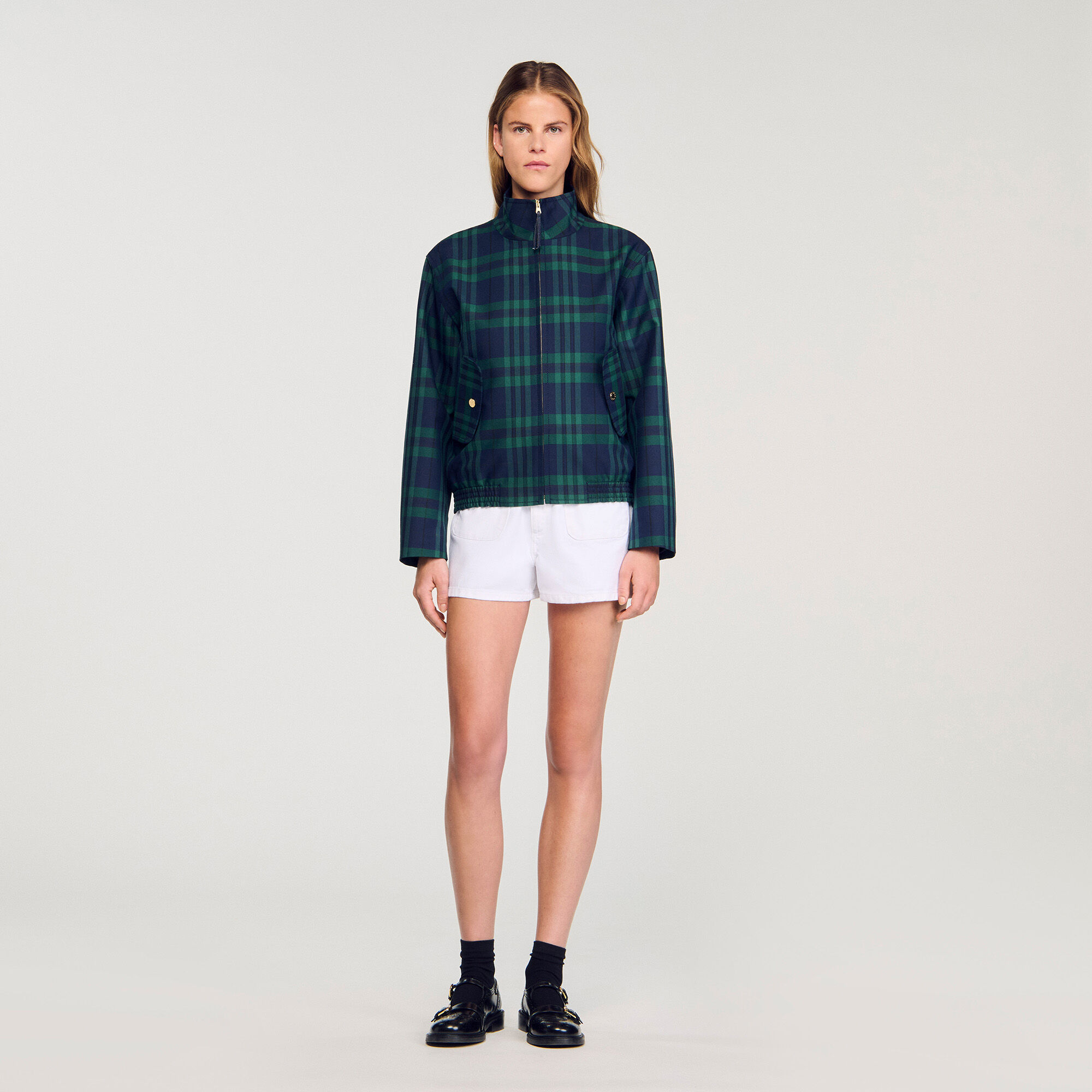 Blouson à carreaux