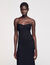 Robe bustier en maille