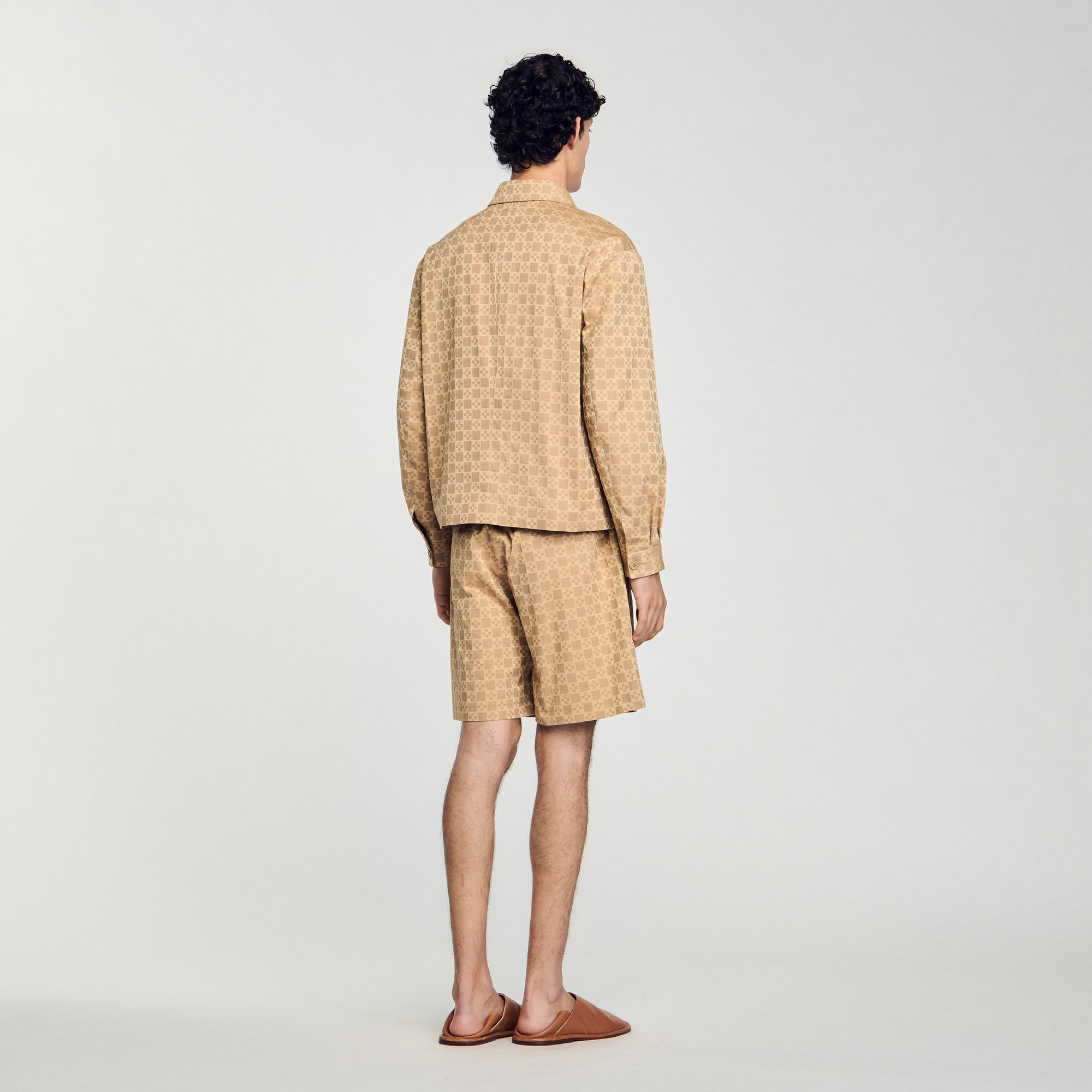 Blouson zippé square cross