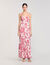 Robe longue à imprimé fleuri