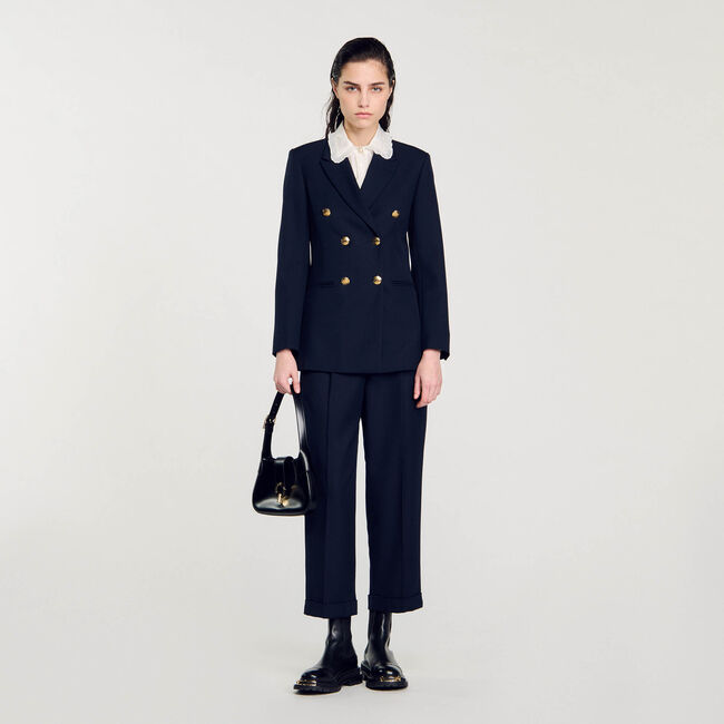 Veste de costume double boutonnage