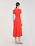 Robe longue en maille