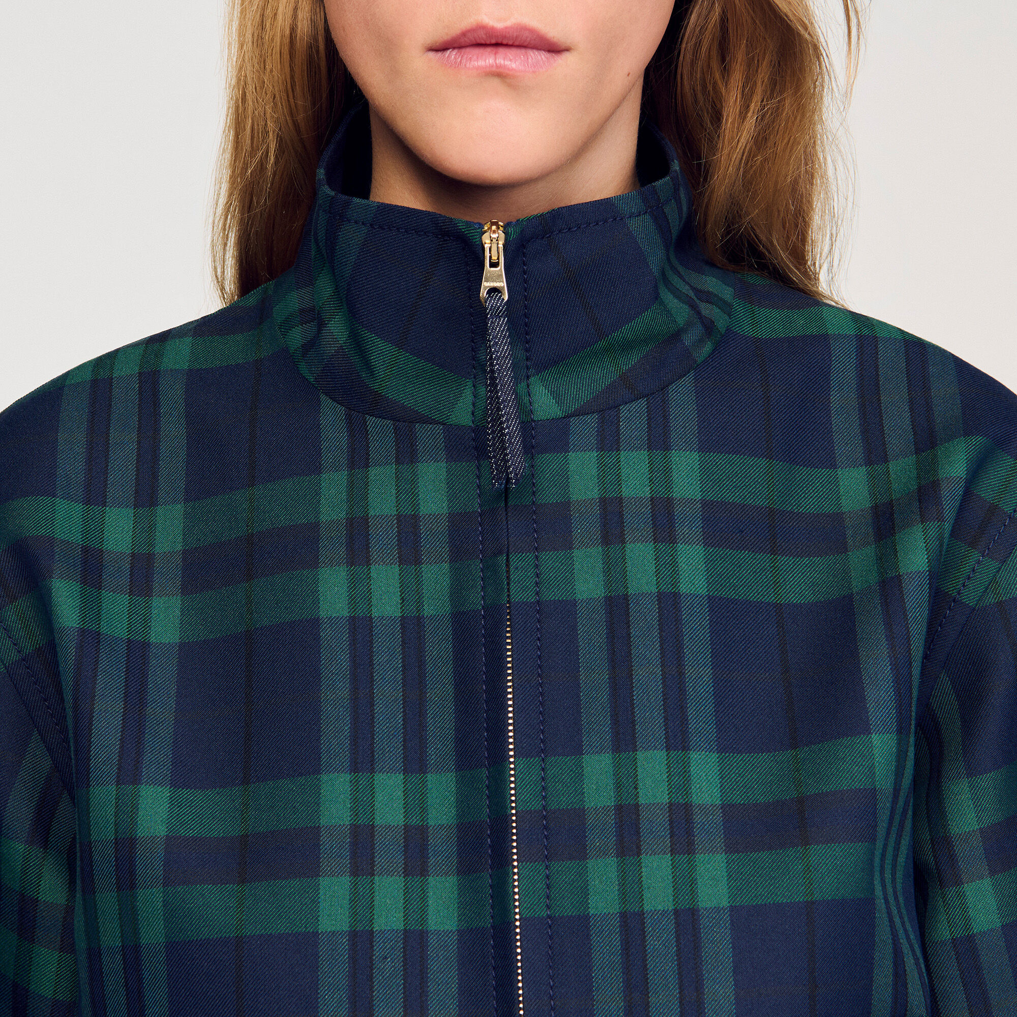 Blouson à carreaux