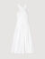 Robe longue croisée