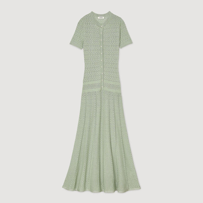 Robe longue en maille 