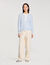 Pull bicolore en laine et cachemire 