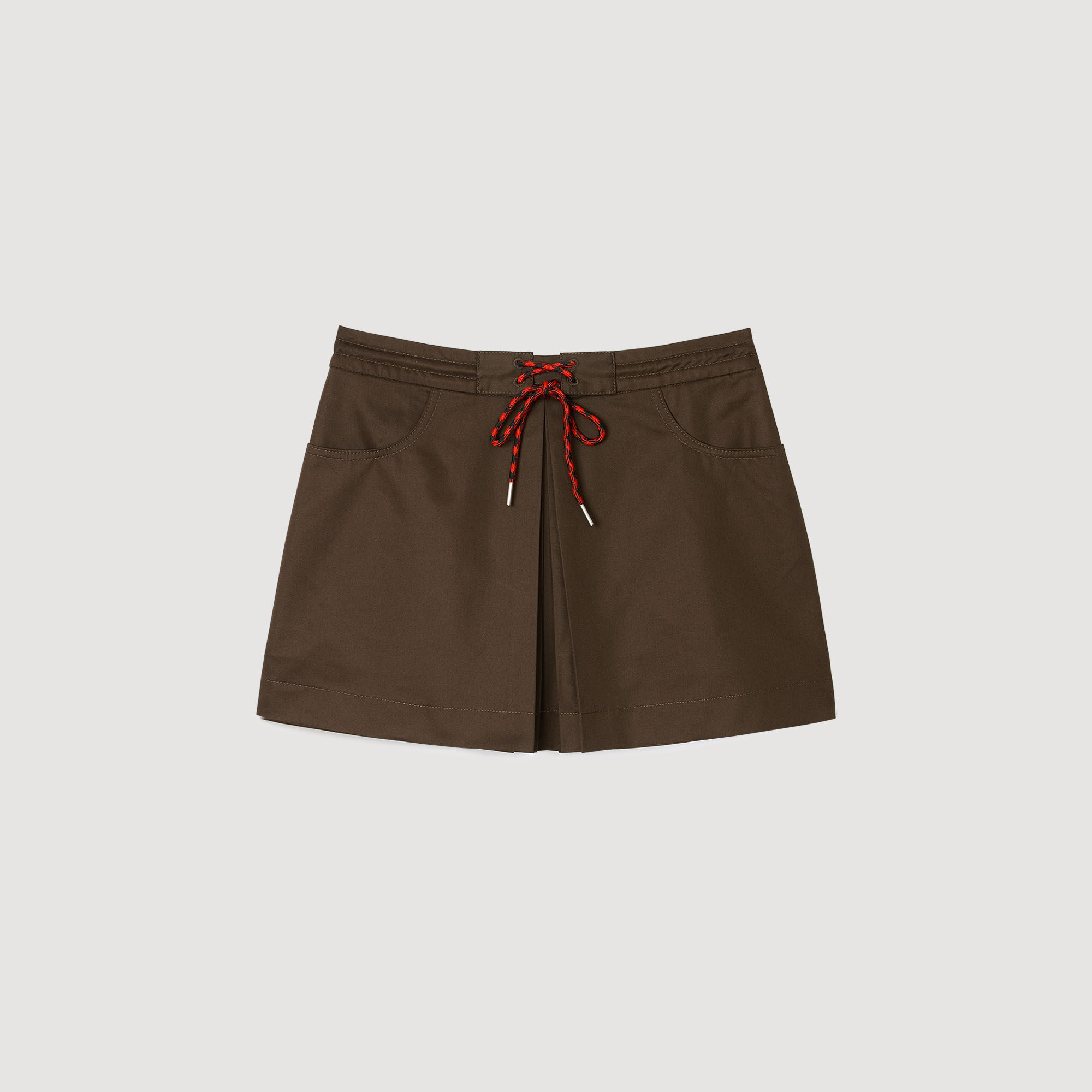 Jupe short à pli 