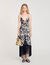 Robe longue à imprimé fleuri hawaïen