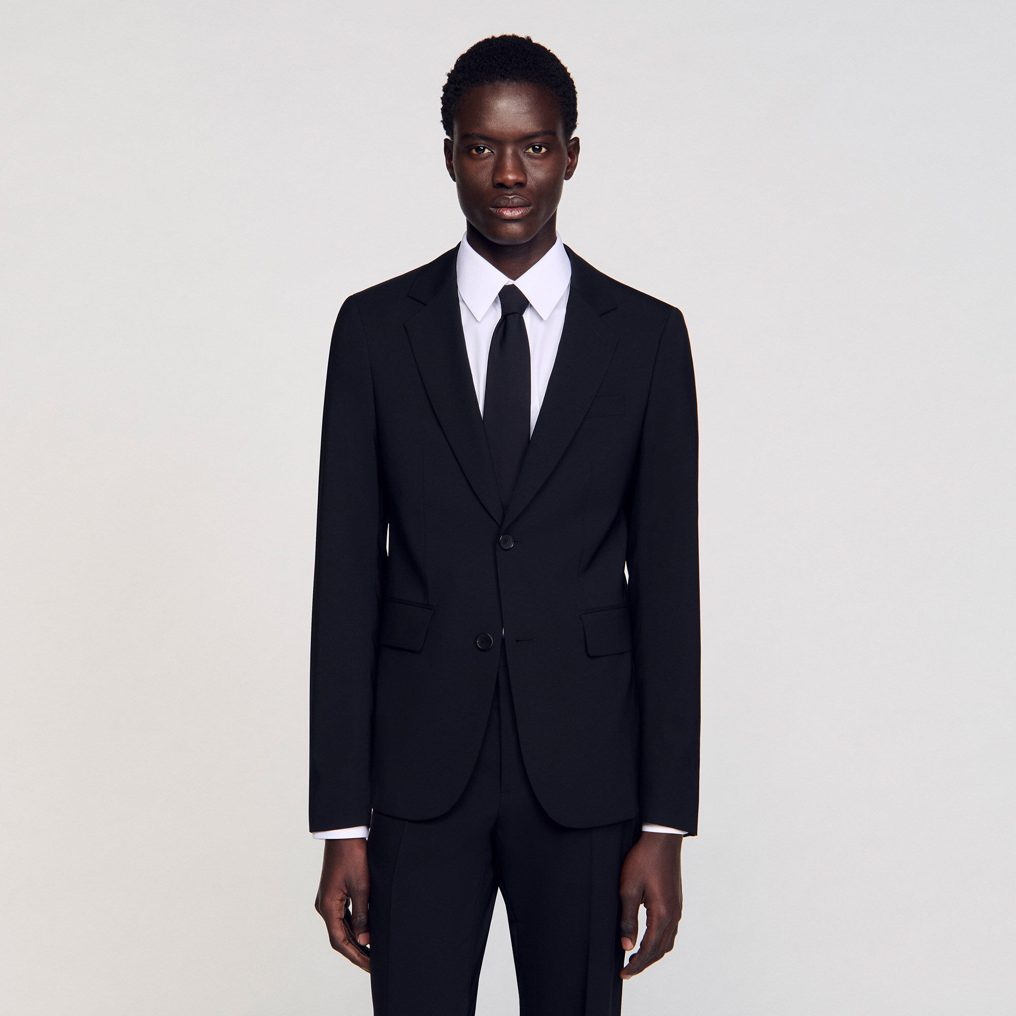 Veste de costume en laine vierge