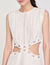 Robe courte à découpes