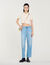 Jean droit taille basse