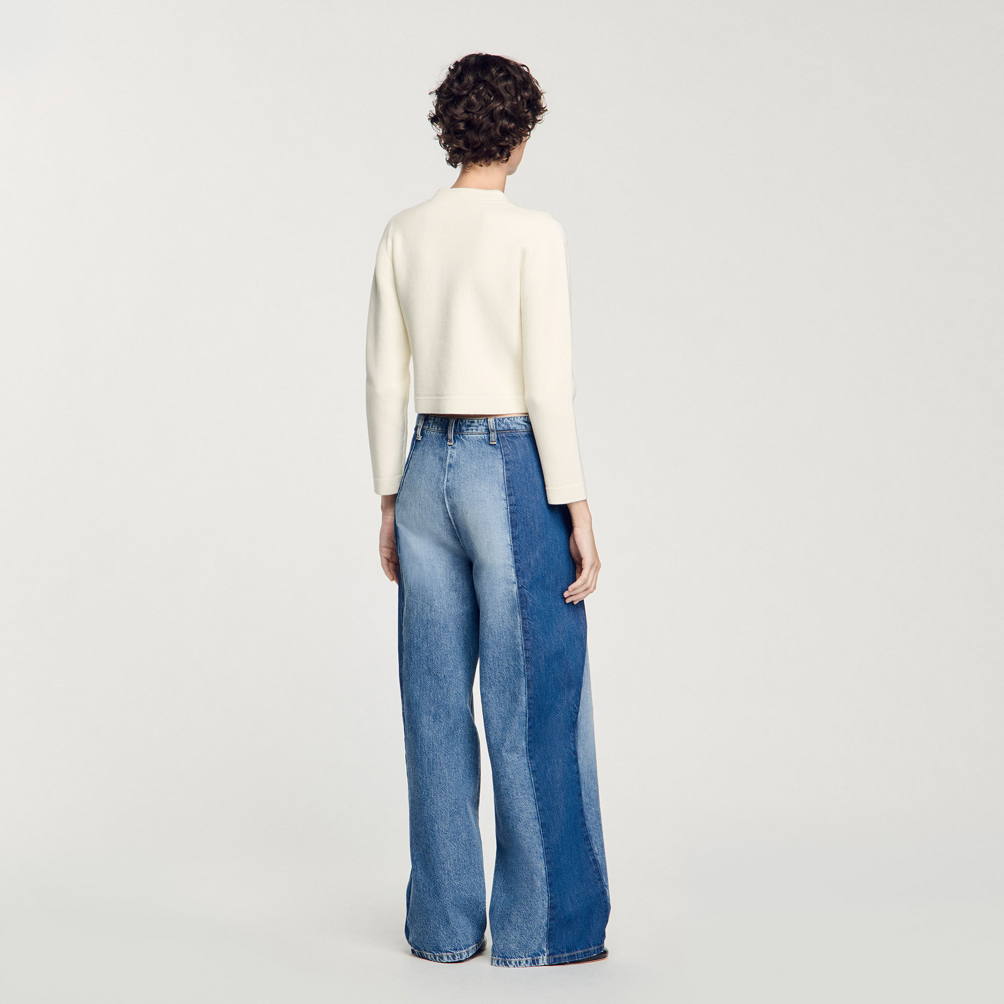 Cardigan en maille côtelée