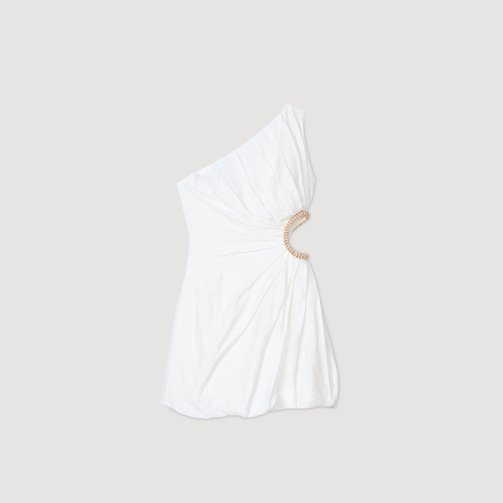 Robe courte asymétrique
