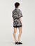 Short à imprimé fleuri hawaïen