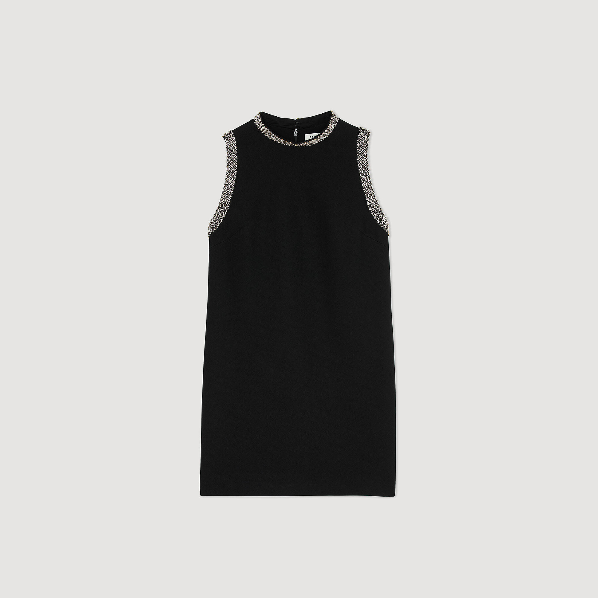 Robe courte strassée
