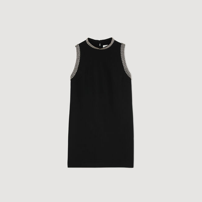 Robe courte strassée