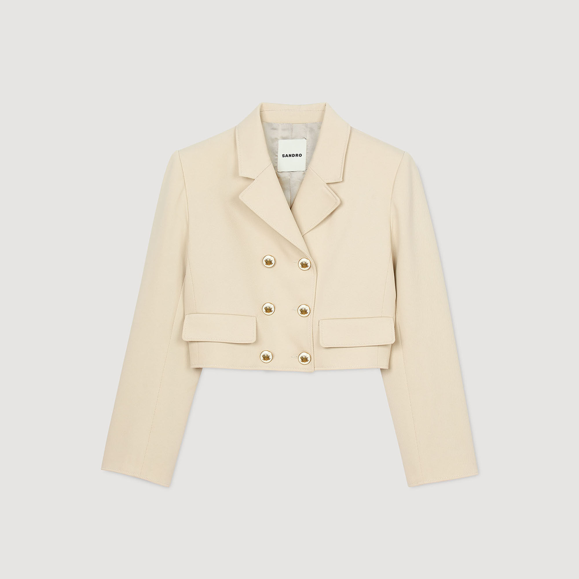 Veste courte à boutons 