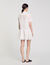 Robe courte à détails dentelle 