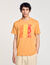 T-shirt en coton à imprimé vagues