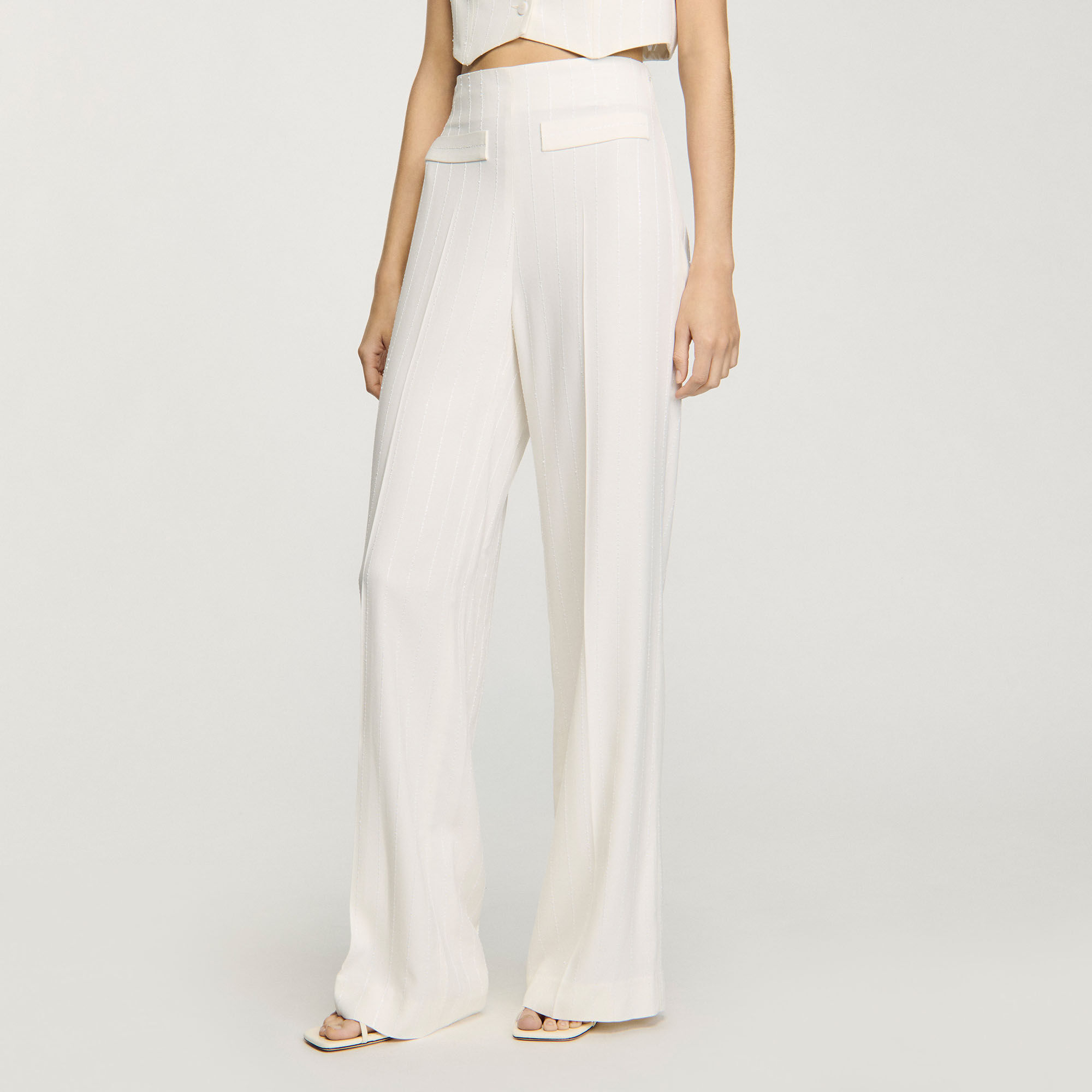 Pantalon de costume à sequins 