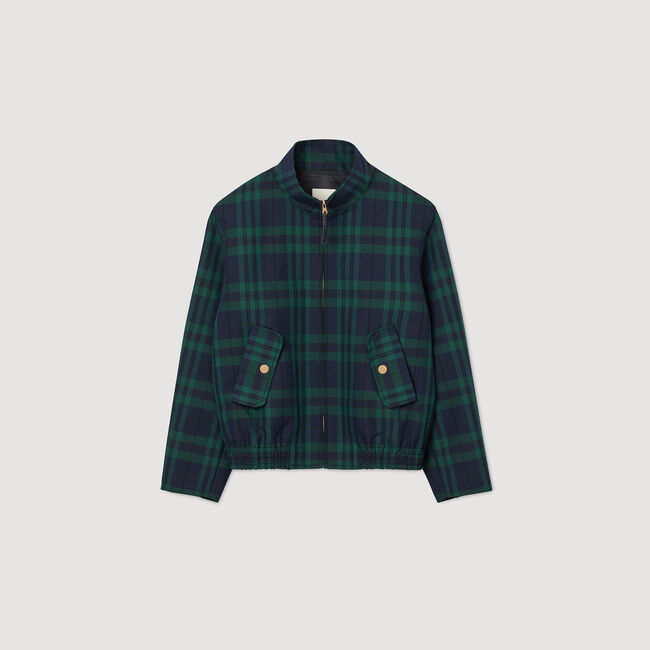 Blouson à carreaux