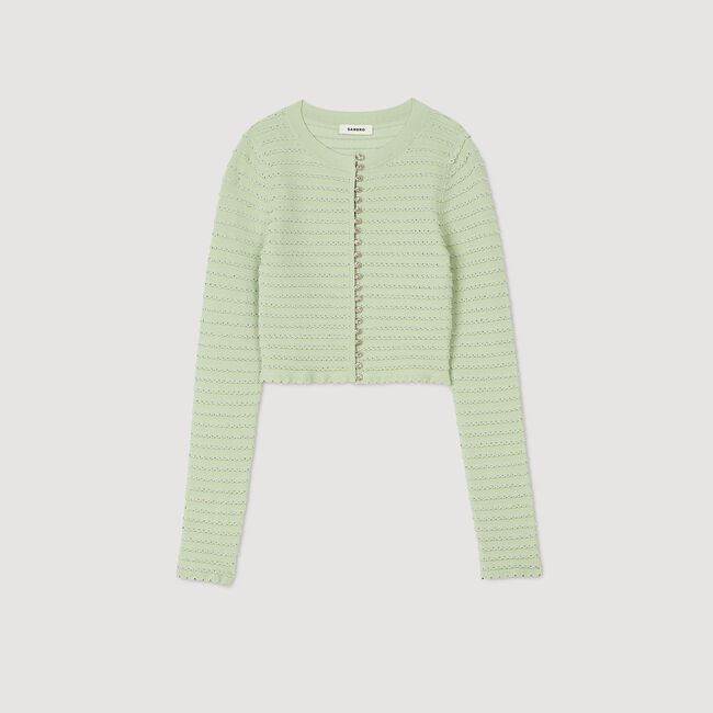 Cardigan strassé