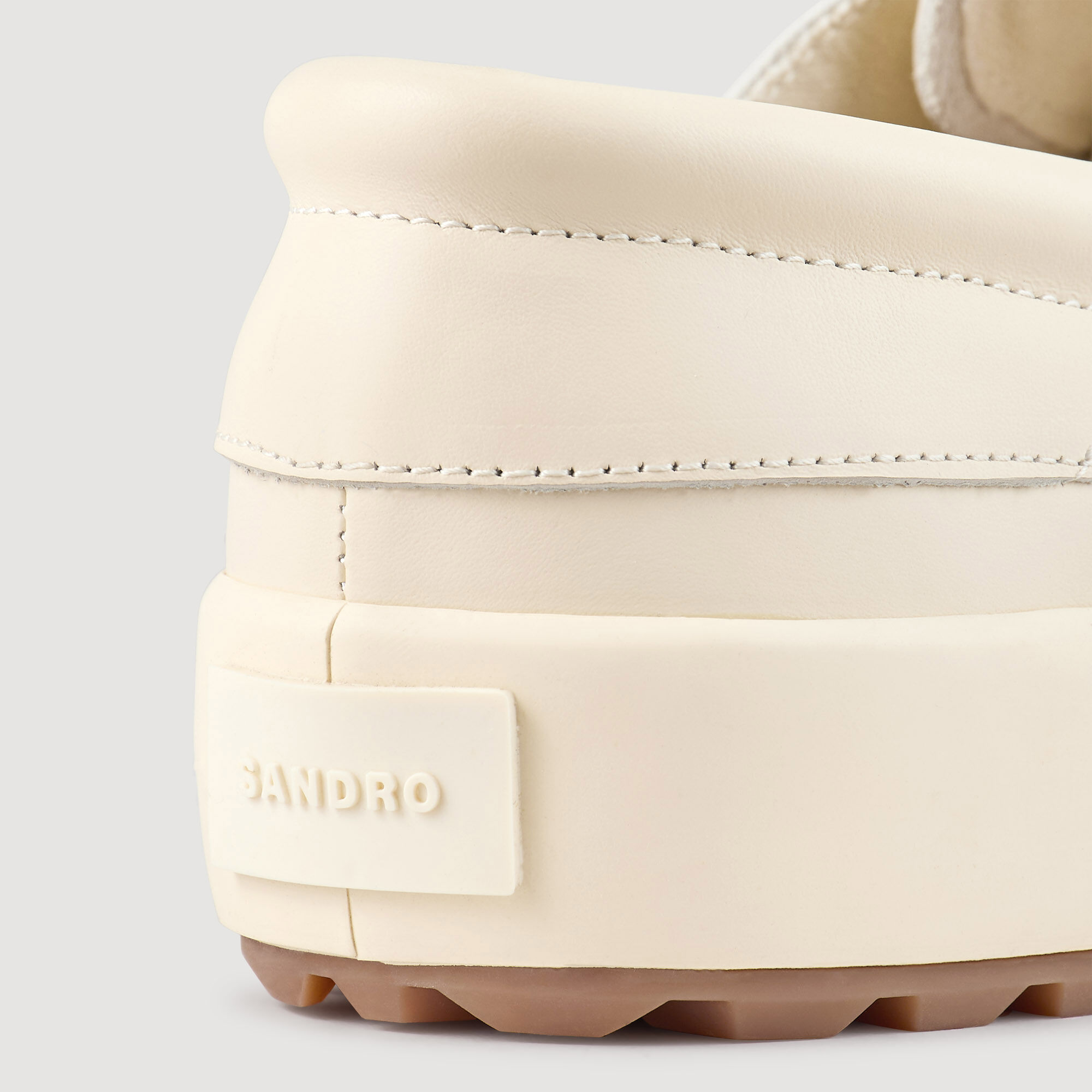 Chaussures bateau en cuir