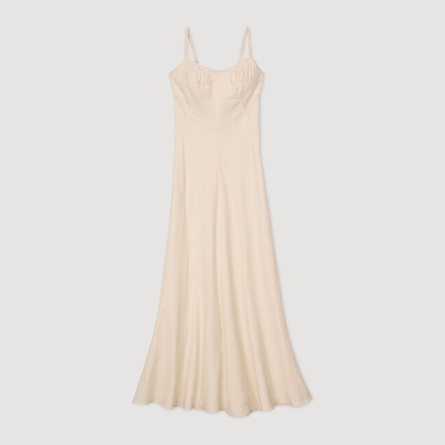 Robe longue à bretelles
