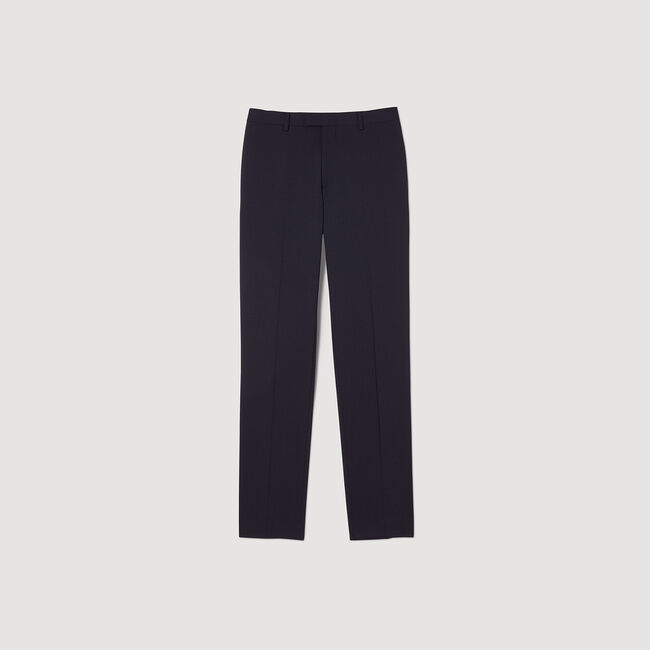 Pantalon de costume classique en laine