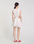 Robe courte à découpes