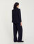 Veste de tailleur à boutonnage croisé
