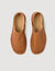 Slippers en cuir grainé