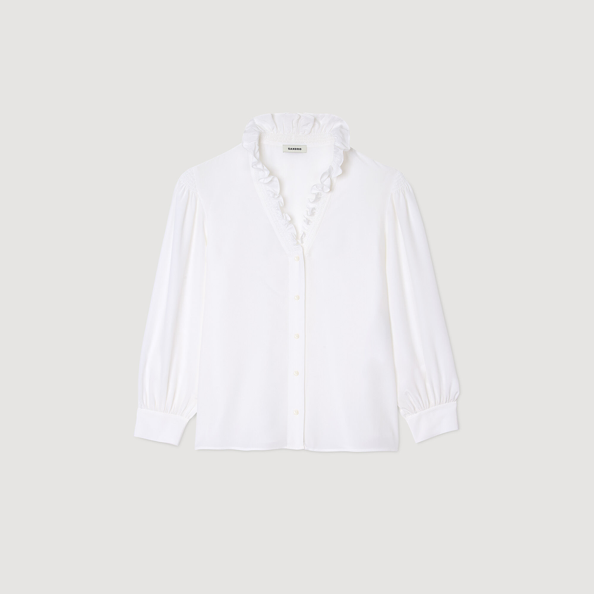 Chemise fluide en soie