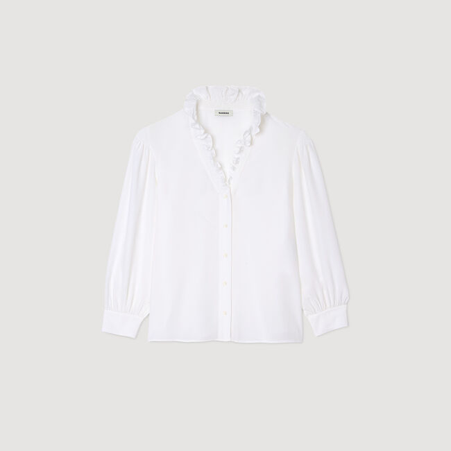 Chemise fluide en soie