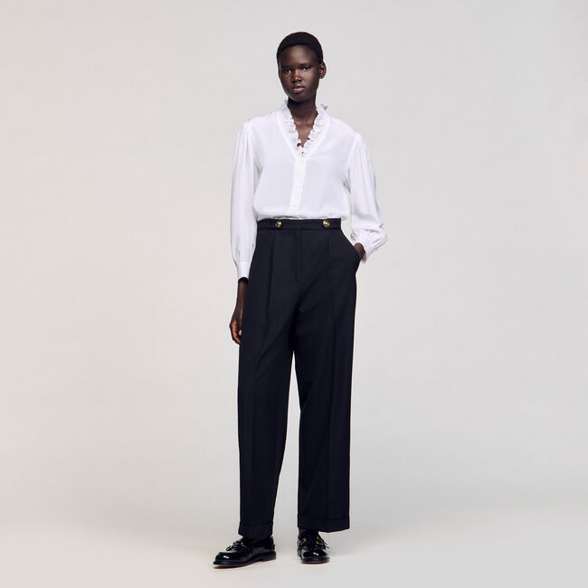 Chemise fluide en soie