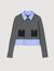 Pull court en laine et cachemire