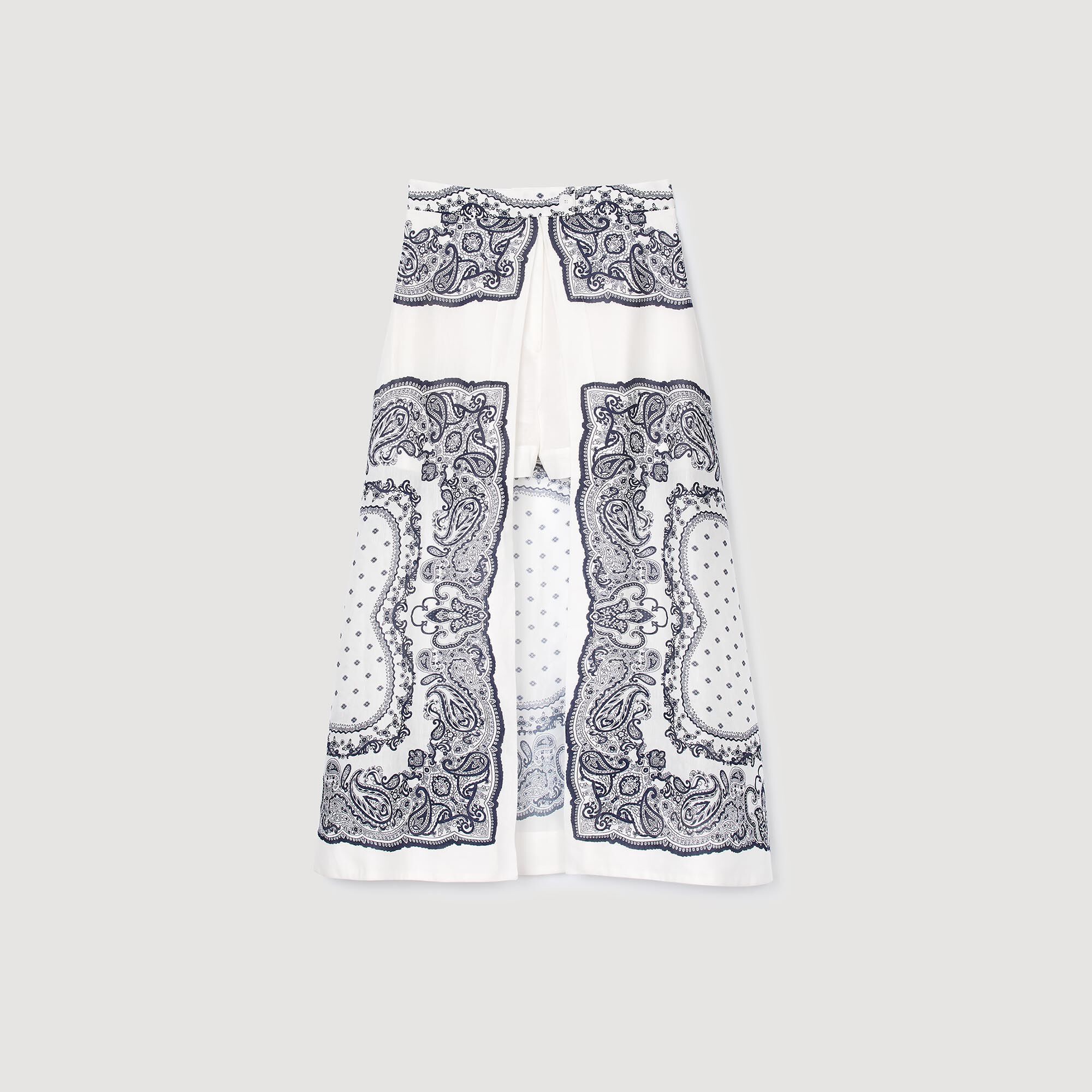 Jupe short à imprimé bandana 