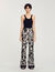 Pantalon à imprimé fleuri hawaïen